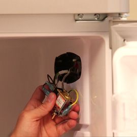 Le thermostat du frigo est endommagé