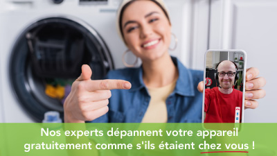 Réparation gratuite en visio avec un technicien